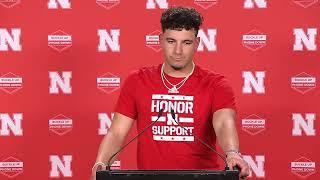 Nebraska Football: Quarterback Dylan Raiola Wisconsin postgame