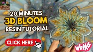 3D RESIN Bloom in JUST 20 Minutes!