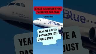 Slide was deployed #aviation #jetblue #emergency #avgeek