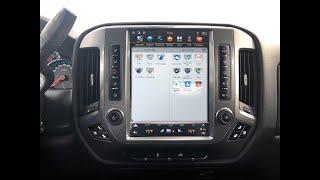 Demo video: Special Edition 12.1 inch screen PX6 six-core Android navi radio for Silverado Sierra