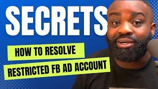 How to Fix a Restricted Facebook Ad Account // Step by Step Guide