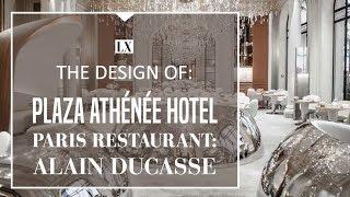 The Sparkling Design of Restaurant 'Alain Ducasse' of the Plaza Athénée Hotel Paris