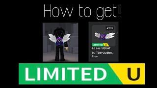 [Abandoned UGC] How to get Le sac SQUAT Free UGC Limited in Roblox!!