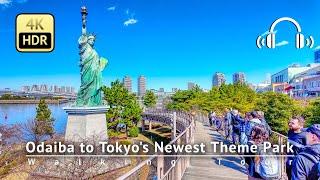 Japan - Odaiba Walk to Tokyo's Newest Theme Park "Immersive Fort Tokyo" that opens today 3/1