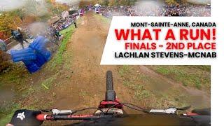 GoPro: What a run! Lachlan Stevens-McNab 2nd Place Finals  - Mont-Sainte-Anne - 24' DH MTB World Cup