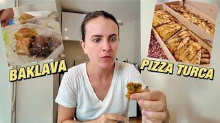 PROVANDO DOCES E PIZZA TURCA EM ISTAMBUL!