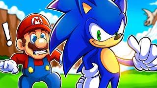 Can you beat Mario Odyssey as SONIC?!