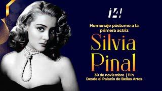 Homenaje póstumo a la primera actriz Silvia Pinal desde el Palacio de Bellas Artes