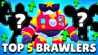 ESTOS SON LOS BRAWLERS que DEBERÍAS MEJORAR AHORA MISMO!! TOP 5 MEJORES !!