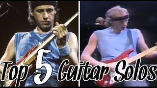 Top 5 Great Guitar Solos  From Mark Knopfler At Wembley Arena, London  10th July 1985