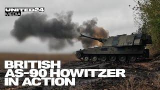 British AS90 Shows of Awesome Firepower on the Ukrainian FrontlineDay with 116th Mechanized Brigade