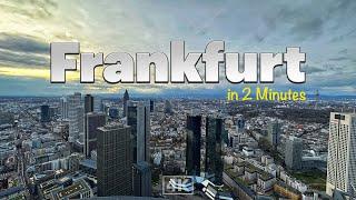  Frankfurt, Germany in 2 minutes | Drone + Pocket [4K]