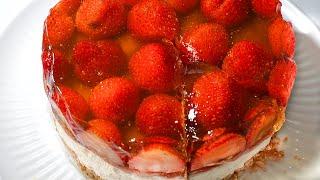 Recreating the Viral Strawberry Cheesecake but Easier as a BEGINNER