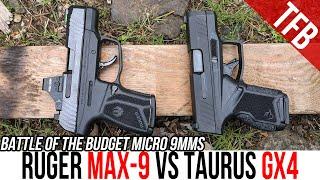 Ruger Max-9 vs Taurus GX4: Battle of Budget Micro 9mms