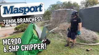 70mm Branch Munching Machine? Masport MC900 Chipper