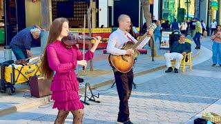 BEATLES - And I LOVE HER | Avelina Kushnir & Artur Kushnir (violin guitar cover)