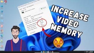 Increase VIDEO RAM GRAPHICS Without Software | BOOST FPS | INCREASE PC PERFORMANCE