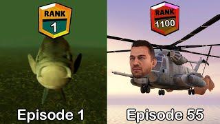 Brawl Stars Rank Up Skibidi The Fish 1 - 55 | Helicopter Man (Episode 55)