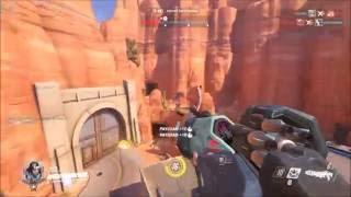 Calculated. Pharah bounce and air-shot