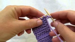 Really Clear: Slipping the First Stitch of a Row (cc)