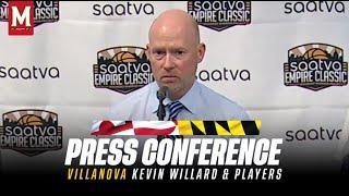 Maryland Men's Basketball | Post Game Press Conference | Villanova