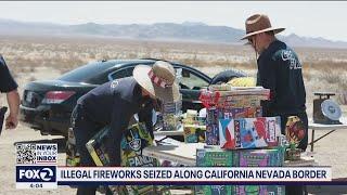 Illegal fireworks seized along California-Nevada Border