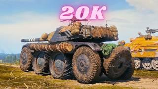 Panhard EBR 105 - 20K Spot Damage & Panhard EBR 105 - 20K Spot World of Tanks! [ WOT ]