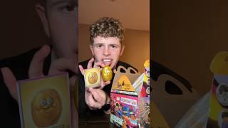 Eating McDonald’s new adult happy meal and getting the rarest toy!