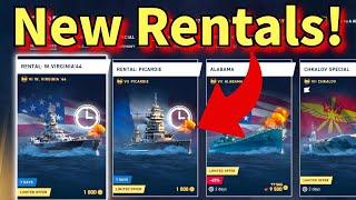 Two NEW ships available for rental - TRY THESE NOW! #wows