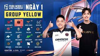 [TRỰC TIẾP VN] 2024 PMGC League | Group Yellow Day 1 | PUBG MOBILE Global Championship