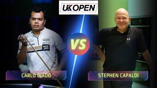 CARLO BIADO VS STEPHEN CAPALDI | 2024 UK OPEN #billiards #9ballpool #nineball #highlights #ukopen