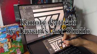 Burmese Traditional Art (Kanote Pattern) by Tawan's Art Studio