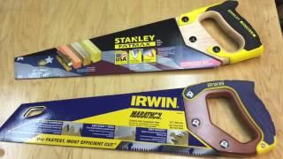 STANLEY & IRWIN 15" HANDSAWS