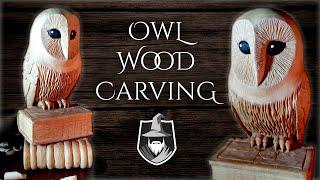 Intaglio Legno GUFO  OWL Wood Carving