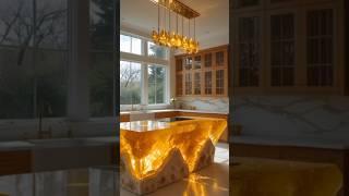  Stunning Crystal Kitchen Islands That Redefine Luxury! #LuxuryInteriors #CrystalKitchen