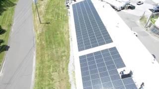 Solar Roof Drone Movie