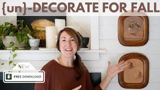 Un - Decorate for Fall With Me 2022 | How to Do Autumn Undecorated but Still Get that Fall Feeling