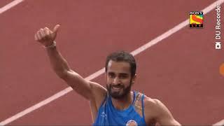 Manjit Singh (GOLD) and Jinson Johnson (SILVER) Men's 800m Asian Games 2018