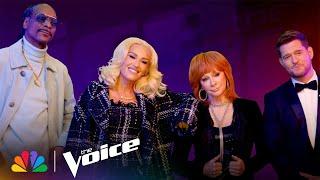 Snoop Dogg Gets Deep with Bublé, Gwen & Reba | The Voice | NBC