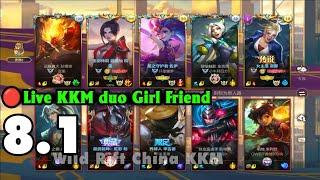 Wild Rift China Top RankKKM Live duo Girl Friend | 8.1.2025 Sovereign rank