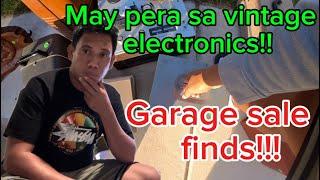 Garage Sale finds: May Pera sa vintage electronics!!!