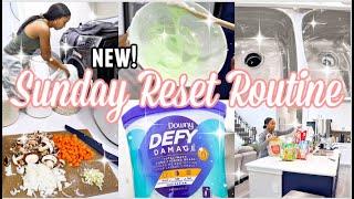 SUNDAY RESET ROUTINE! | COOK, CLEAN & GROCERY RESTOCK | CLEANING MOTIVATION