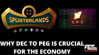 WHY DEC TO PEG IS CRUCIAL FOR THE SPLINTERLANDS ECONOMY