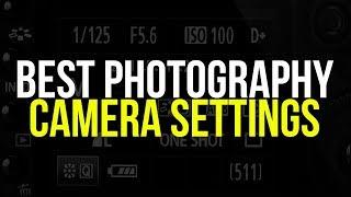 Best Photography Camera Settings for ANY CAMERA! | Photography Tutorials For Beginners