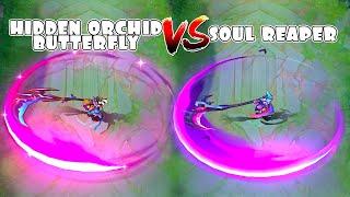 Ruby Soul Reaper VS Hidden Orchid Butterfly Skin Comparison