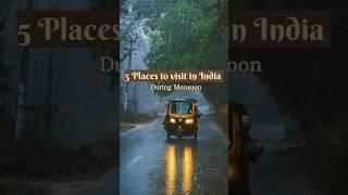 5 Places to visit in India, During Monsoon | #tourism #travel #yt_shorts #trending #monsoon #viral