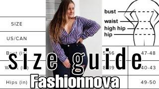 FASHION NOVA SIZE GUIDE. How to master online shopping. (Size 13/15 or Plussize)