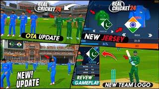 Real Cricket 24 Finally Update: New ODI Jersey - New team Logo {OTA Update} Full Gameplay!!