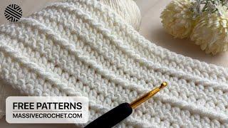 SUPER EASY Crochet Pattern for Beginners!️ Crochet Stitch for Baby Blanket & Bag