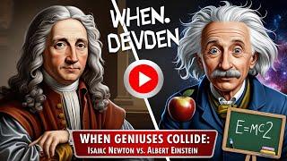 The Epic debate Between Isaac Newton and Albert Einstein